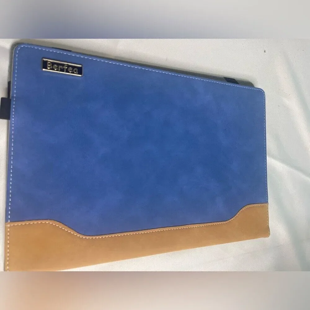 Beefed blue and brown case cover compatible‎ with Lenovo yoga